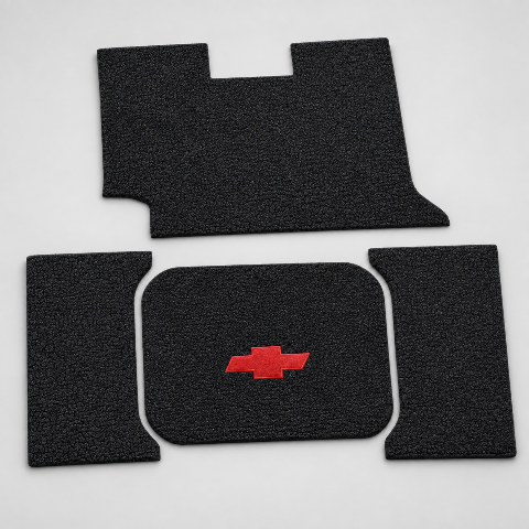 1961 Chevy Impala Loop Replacement Trunk Mat 2DR Convertible in Carpet with Pad - 4-Piece - product details image 3