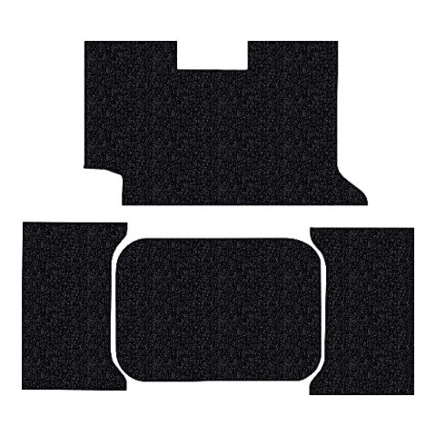1961 Chevy Impala Loop Replacement Trunk Mat 2DR Convertible in Carpet with Pad - 4-Piece - product details image 4