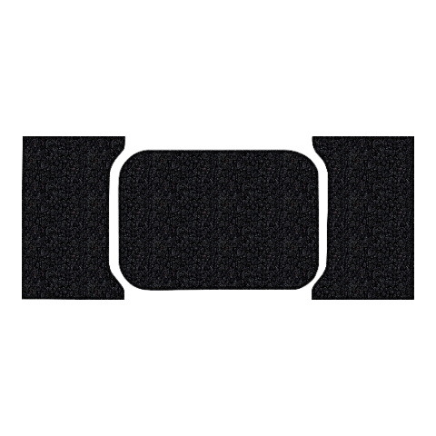 1961 Chevy Impala Loop Replacement Trunk Mat 2DR Hardtop/Coupe in Carpet with Pad - 3-Piece - product details image 4