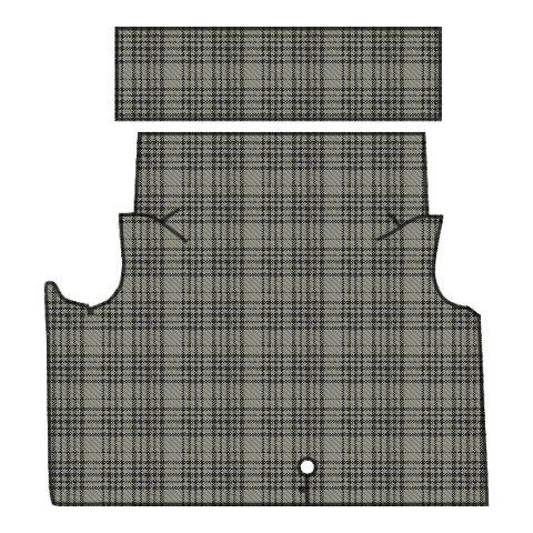 1961-1963 Mercury Comet Fleece Replacement Trunk Mat - 2-Piece - product image