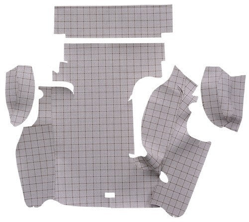 1957 Ford Thunderbird Convertible Burtex Replacement Trunk Mat - 4-Piece - product image
