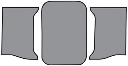 1962-1964 Chevy Impala 2DR Coupe/Hardtop Felt Replacement Trunk Mat - 3-Piece - product details image 2