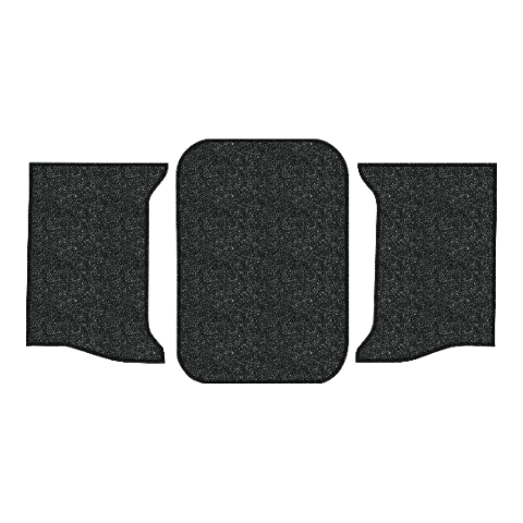 1962-1964 Chevy Impala 2DR Coupe/Hardtop Felt Replacement Trunk Mat - 3-Piece - product image