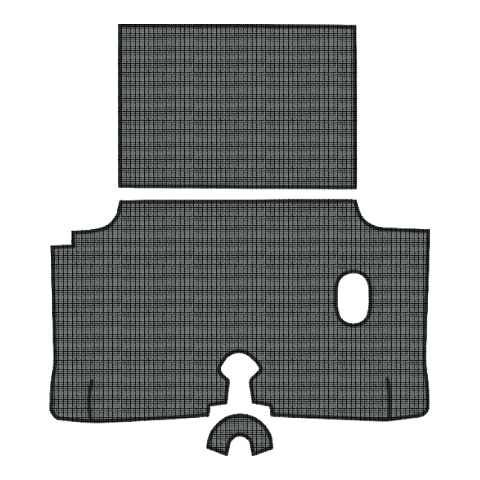 1960 Chevy Impala Fleece Replacement Trunk Mat - 3-Piece - product image