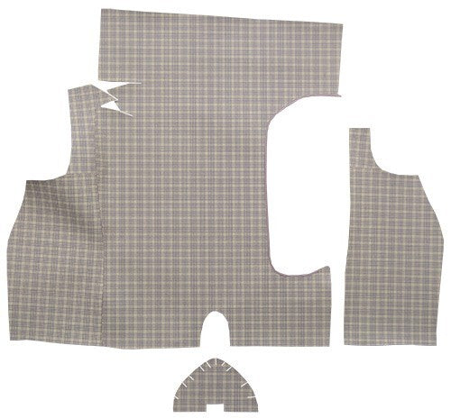 1958 Mercury Montclair Burtex Replacement Trunk Mat - 3-Piece - product image