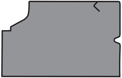 1968-1969 Buick GS 400 Vinyl Replacement Trunk Mat - 1-Piece - product details image 2