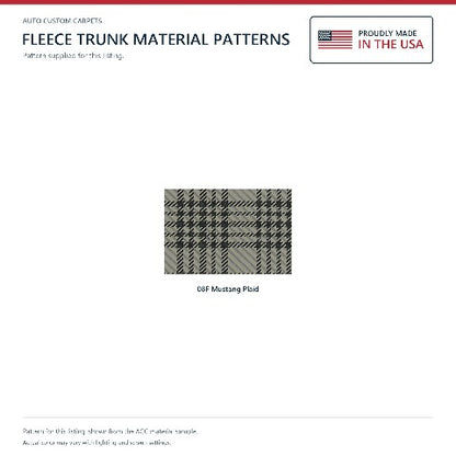 1960 Edsel Ranger Fleece Replacement Trunk Mat - 2-Piece - product details image 3