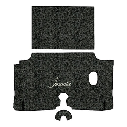 1960 Chevy Impala Tuxedo Replacement Trunk Mat in Carpet with Pad - 3-Piece - product details image 5