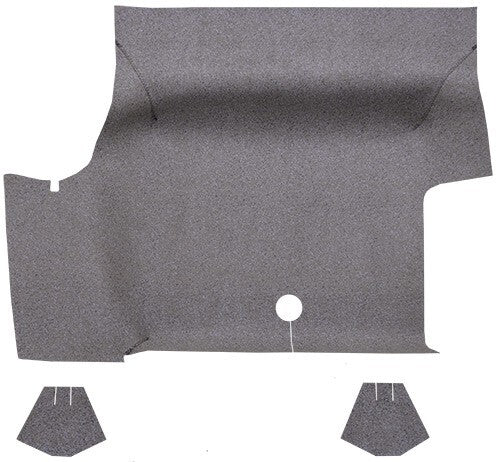 1964-1968 Ford Mustang Coupe Fleece Replacement Trunk Mat - 3-Piece - product image