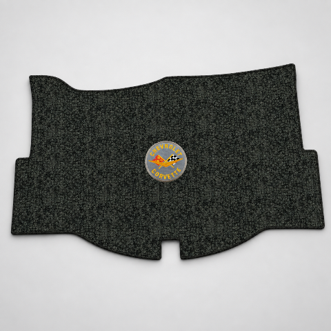 1958-1960 Chevy Corvette Tuxedo Replacement Trunk Mat - 1-Piece - product details image 3