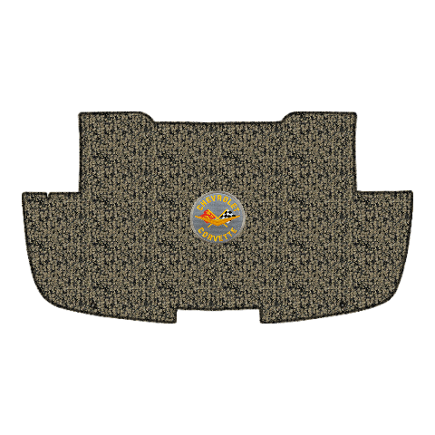 1961-1962 Chevy Corvette Tuxedo Replacement Trunk Mat - 1-Piece - product details image 2