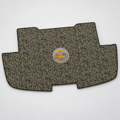 1961-1962 Chevy Corvette Tuxedo Replacement Trunk Mat - 1-Piece - product details image 3