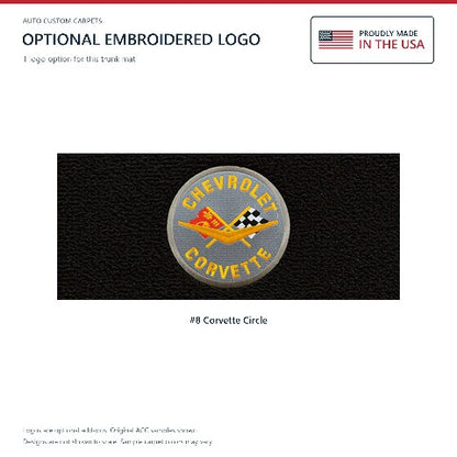 1961-1962 Chevy Corvette Tuxedo Replacement Trunk Mat - 1-Piece - product details image 5