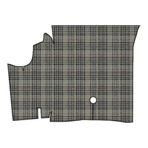 1968 Ford Mustang Shelby GT-350 Fastback Burtex Replacement Trunk Mat - 1-Piece - product image