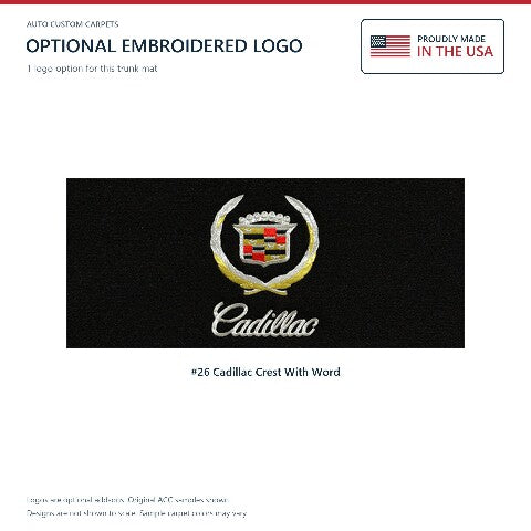 1977-1986 Cadillac Fleetwood Cutpile Replacement Trunk Mat Carpet w/ Pad RWD - 1-Piece - product details image 5