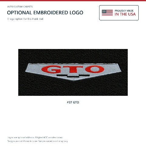 1964-1967 Pontiac LeMans Loop Replacement Trunk Mat in Carpet with Pad - 1-Piece - product details image 5