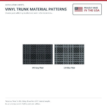 1963 Dodge Polara 500 Vinyl Replacement Trunk Mat - 1-Piece - product details image 3