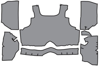 1966-1967 Oldsmobile Toronado Felt Replacement Trunk Mat - 1-Piece - product details image 2
