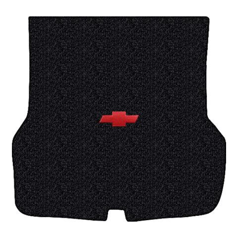 1955-1957 Chevy Bel Air 2DR/4DR HT/Sedan w/o Spare Cutout Loop Replacement Trunk Mat - 1-Piece - product details image 2