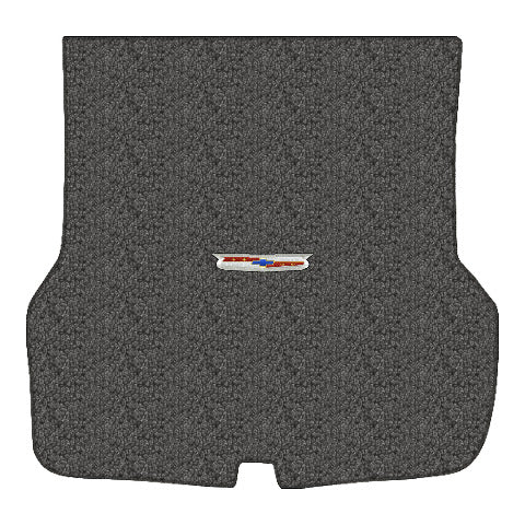1955-1957 Chevy Bel Air 2DR/4DR HT/Sedan w/o Spare Cutout Loop Replacement Trunk Mat - 1-Piece - product image