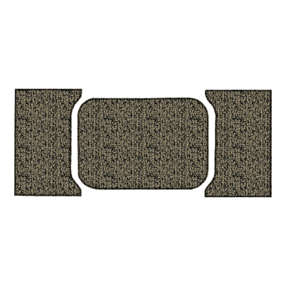 1961 Chevy Impala Tuxedo Replacement Trunk Mat 2DR Hardtop/Coupe in Carpet with Pad - 3-Piece - product details image 2