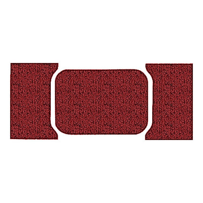 1961 Chevy Impala Tuxedo Replacement Trunk Mat 2DR Hardtop/Coupe in Carpet with Pad - 3-Piece - product image