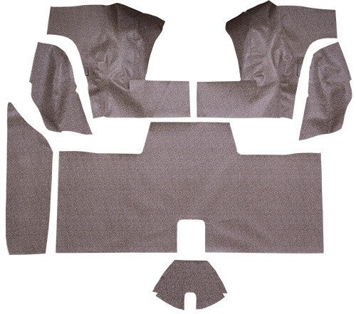 1961-1963 Ford Thunderbird Fleece Replacement Trunk Mat Hardtop Without Boards - 7-Piece - product image