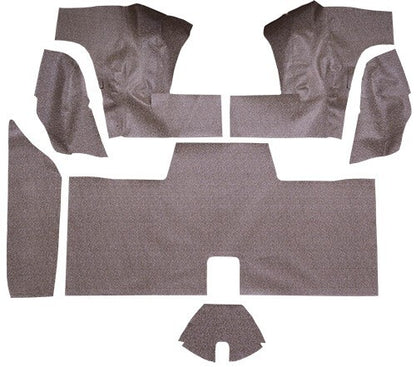 1961-1963 Ford Thunderbird Fleece Replacement Trunk Mat Hardtop Without Boards - 7-Piece - product image
