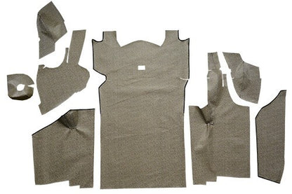 1964-1966 Ford Thunderbird Fleece Replacement Trunk Mat Hardtop Without Boards - 8-Piece - product image