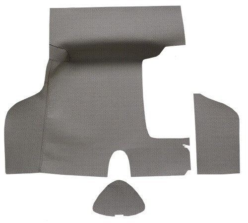 1955-1956 Mercury Monterey Burtex Replacement Trunk Mat 2DR Convertible Without Boards - 3-Piece - product image