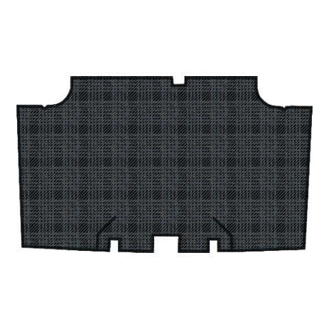 1968-1969 Dodge Coronet Super Bee 2DR Vinyl Replacement Trunk Mat - 1-Piece - product image