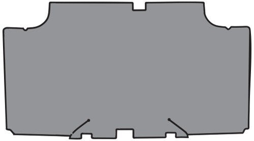 1968-1969 Plymouth Satellite Vinyl Replacement Trunk Mat - 1-Piece - product details image 2