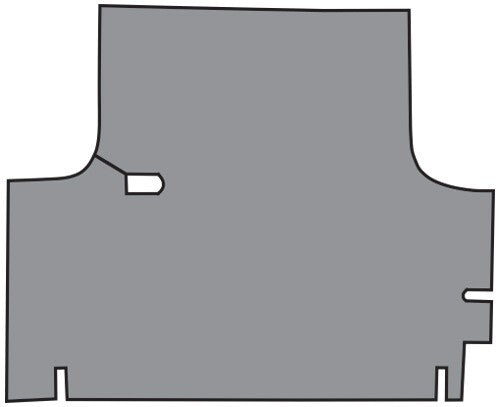 1967-1969 Dodge Dart 2DR Hardtop Vinyl Replacement Trunk Mat - 1-Piece - product details image 2