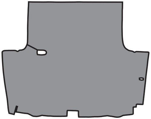 1967-1969 Plymouth Barracuda Hardtop/Convertible Vinyl Replacement Trunk Mat - 1-Piece - product details image 2