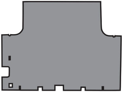 1966-1967 Dodge Coronet 2DR Coupe Vinyl Replacement Trunk Mat - 1-Piece - product details image 2