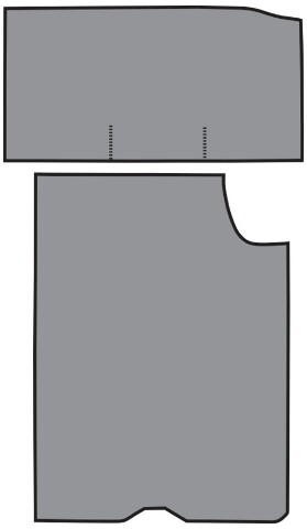 1964-1965 Pontiac LeMans Vinyl Replacement Trunk Mat - 2-Piece - product details image 2