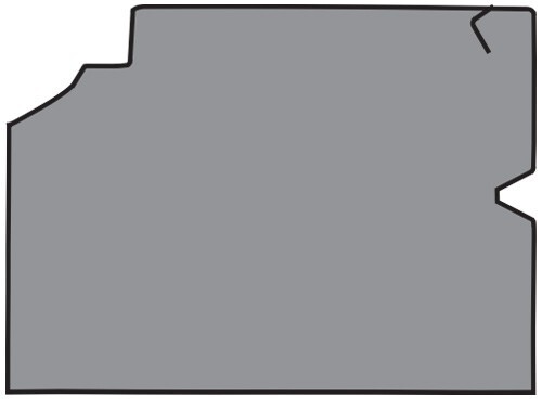 1968 Pontiac LeMans Vinyl Replacement Trunk Mat - 1-Piece - product details image 2
