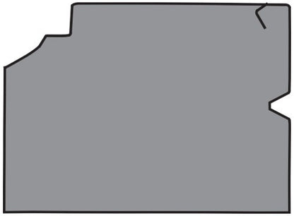 1968 Pontiac LeMans Vinyl Replacement Trunk Mat - 1-Piece - product details image 2
