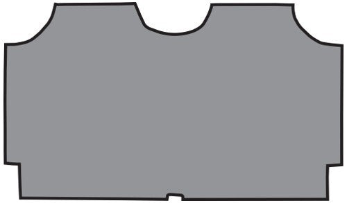 1966-1967 Chevy Impala 2DR Coupe Vinyl Replacement Trunk Mat - 1-Piece - product details image 2