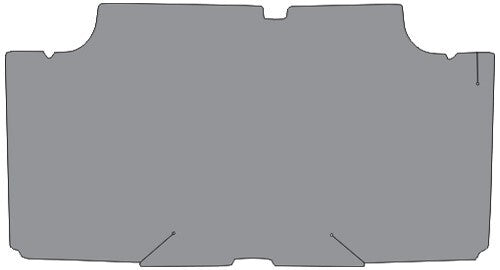 1970 Plymouth Superbird Vinyl Replacement Trunk Mat - 1-Piece - product details image 2
