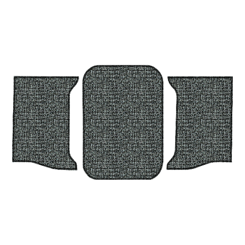 1962-1964 Chevy Impala 2DR Coupe/Hardtop Vinyl Replacement Trunk Mat - 3-Piece - product image