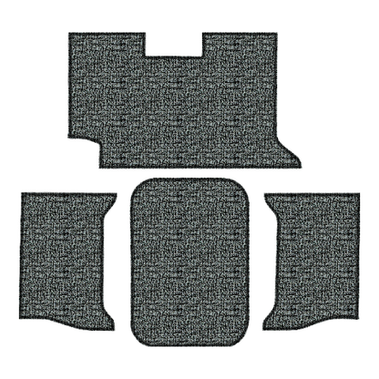 1962-1964 Chevy Impala 2DR Convertible Vinyl Replacement Trunk Mat - 4-Piece - product image