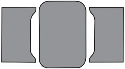 1961 Chevy Impala 2DR Hardtop/Coupe Vinyl Replacement Trunk Mat - 3-Piece - product details image 2