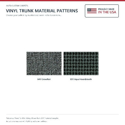 1967-1969 Chevy Corvair Vinyl Replacement Trunk Mat - 1-Piece - product details image 4