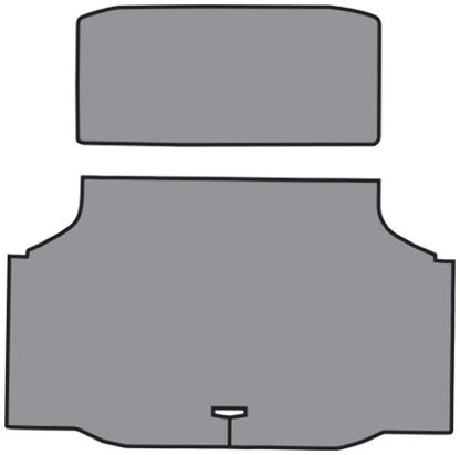 1970-1972 Oldsmobile Cutlass Vinyl Replacement Trunk Mat - 2-Piece - product details image 2