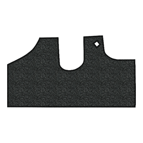 1973 Pontiac GTO Felt Replacement Trunk Mat - 1-Piece - product image