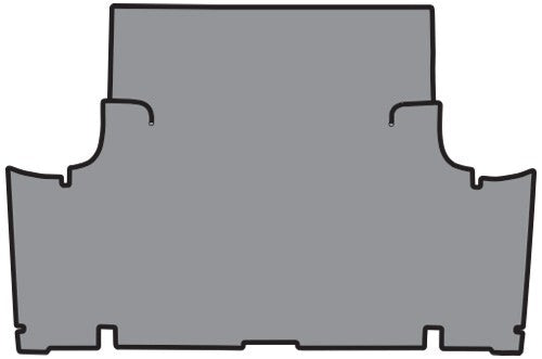 1971-1973 Mercury Cougar Coupe/Convertible Vinyl Replacement Trunk Mat - 1-Piece - product details image 2