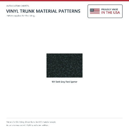 1971-1973 Mercury Cougar Coupe/Convertible Vinyl Replacement Trunk Mat - 1-Piece - product details image 4