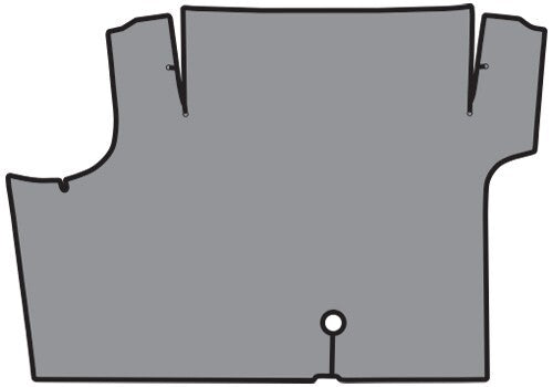 1969-1970 Mercury Cougar Convertible Vinyl Replacement Trunk Mat - 1-Piece - product details image 2