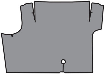 1969-1970 Mercury Cougar Convertible Vinyl Replacement Trunk Mat - 1-Piece - product details image 2